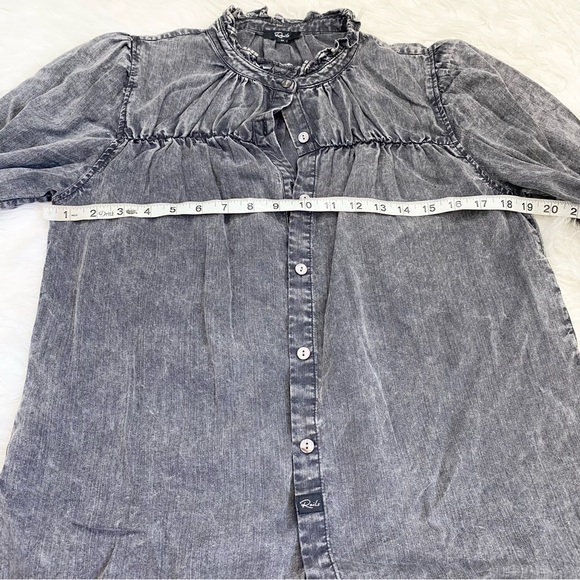 RAILS Camille Button-Down Denim Blouse - Picture 4 of 5